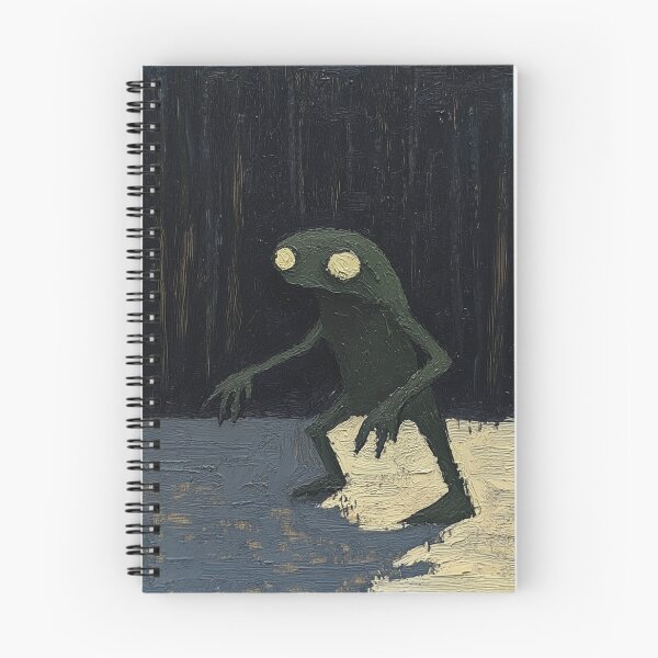 Item preview, Amphibian humanoid | Post-impressionist painting style designed and sold by ComicsFactory.