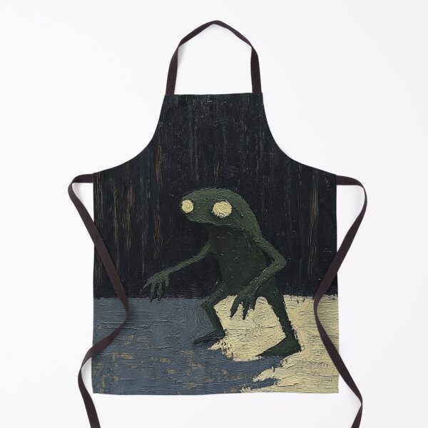 Item preview, Amphibian humanoid | Post-impressionist painting style designed and sold by ComicsFactory.