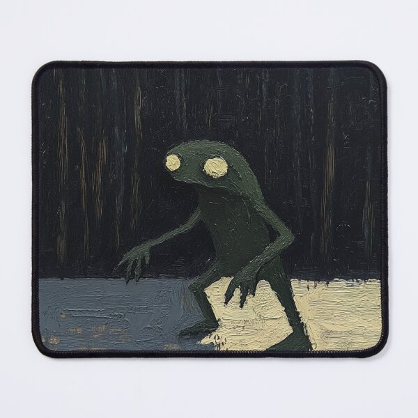 Item preview, Amphibian humanoid | Post-impressionist painting style designed and sold by ComicsFactory.