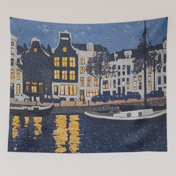 Item preview, Amsterdam | Post-impressionist painting style designed and sold by ComicsFactory.