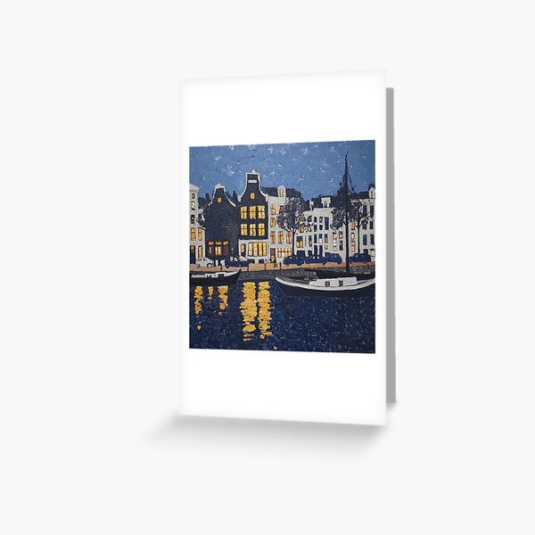 Artikel-Vorschau von Amsterdam | Postimpressionistischer Malstil, designt und verkauft von ComicsFactory.