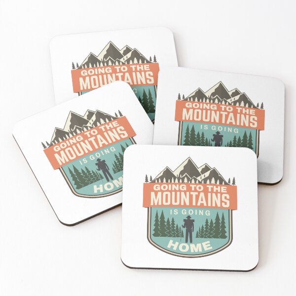 Item preview, Going to the mountains  is going home sticker designed and sold by sivVector.