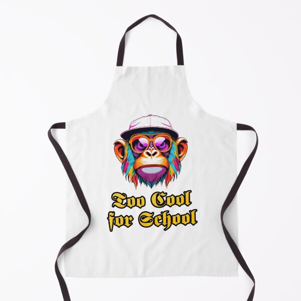 Item preview, Too Cool for School - Monkey quote 4 designed and sold by Tom-Johnson.