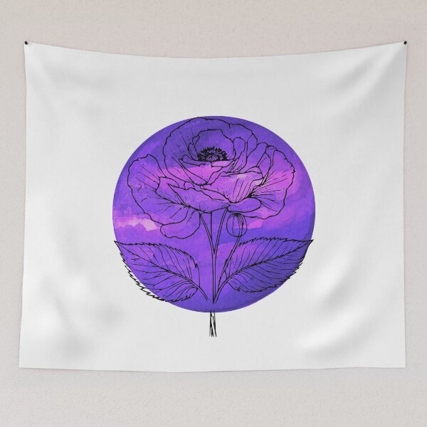 Item preview, Poppy Flower 3/6 - Botanical [ 2021 - Collection ] designed and sold by elmsstudios.