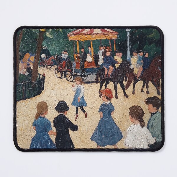 Item preview, Amusement | Post-impressionist painting style designed and sold by ComicsFactory.