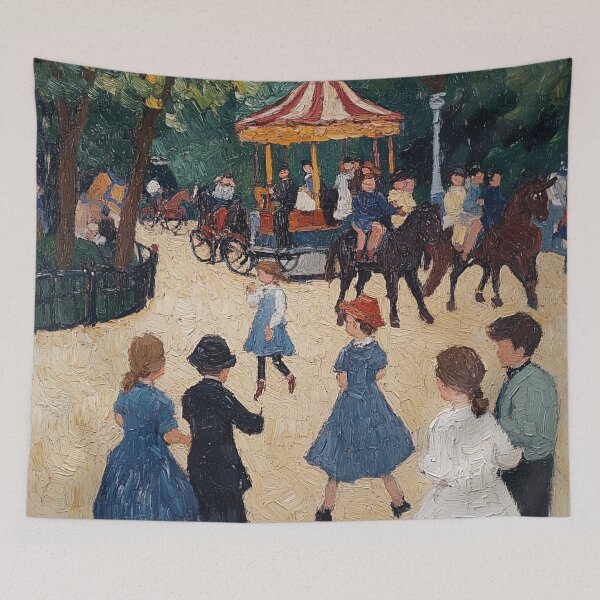 Item preview, Amusement | Post-impressionist painting style designed and sold by ComicsFactory.