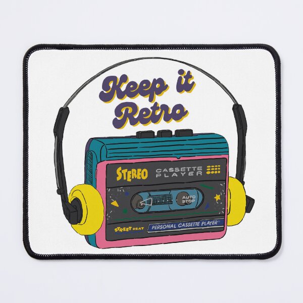 Item preview, 'Keep It Retro' Cassette Player designed and sold by ArtsieArt.