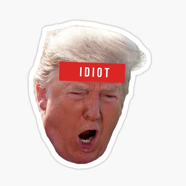 Vista previa del artículo con la obra «Trump fuera, Trump es un idiota, Trump es un maldito idiota, hentai donald trump, Trump en el punto de mira», diseñado y vendido por GaliaTati.