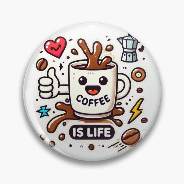 Item preview, Coffee is life designed and sold by Stickermagician.