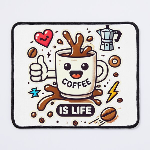 Item preview, Coffee is life designed and sold by Stickermagician.
