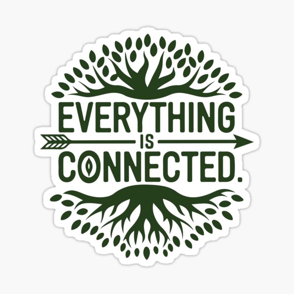 Aperçu de l'œuvre Tout est connecté créée et vendue par La Maga.