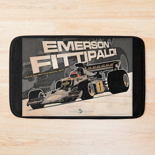 Item preview, Blast from the past art  vintage Emerson  Emmo Fittipaldi lotus 73d designed and sold by Helios Be. Lavsh.