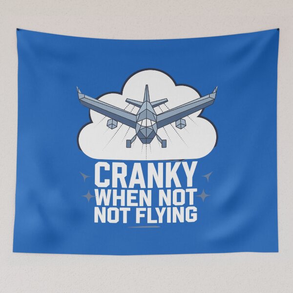Item preview, Funny Pilot Aviation Flying Addict Design designed and sold by TeeGrit.