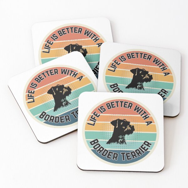 Item preview, Life is better with a Border Terrier designed and sold by ClickATee Store .