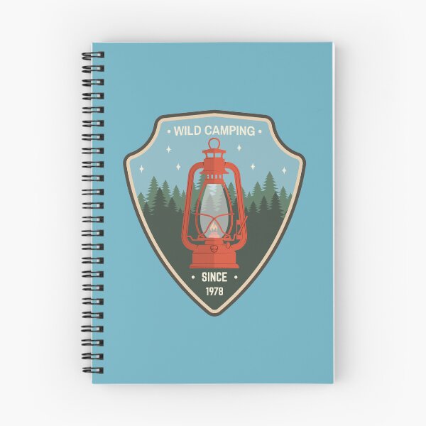 Item preview, Wild camping sticker designed and sold by sivVector.