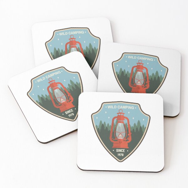 Item preview, Wild camping sticker designed and sold by sivVector.