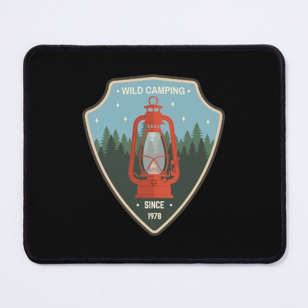 Item preview, Wild camping sticker designed and sold by sivVector.