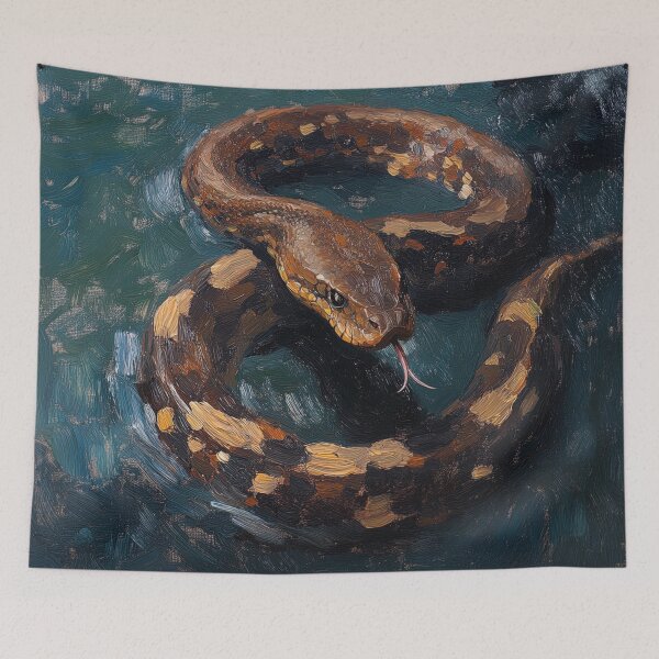 Item preview, Anaconda | Post-impressionist painting style designed and sold by ComicsFactory.