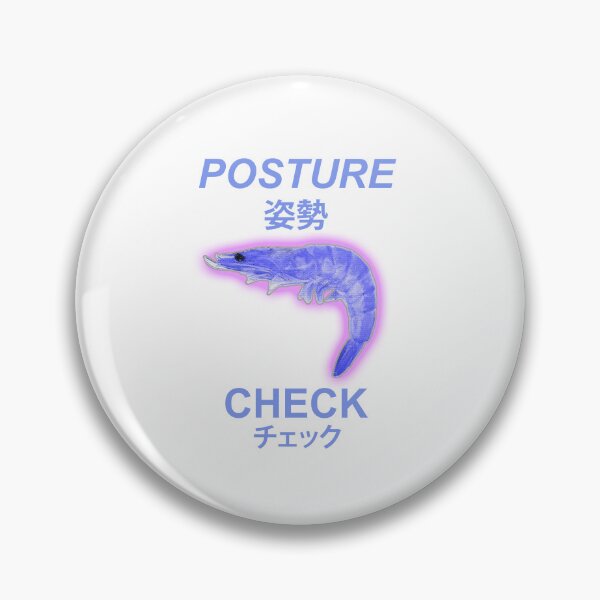 Item preview, Shrimp Posture Check designed and sold by AtelierJamie.