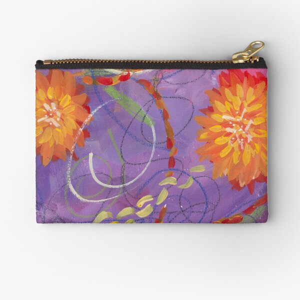 Item preview, Orangle Flowers Abstract #2 designed and sold by Taunya Tae at Artzy-One Studio.