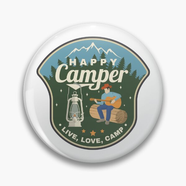 Item preview, Live, Love, Camp Sticker designed and sold by sivVector.