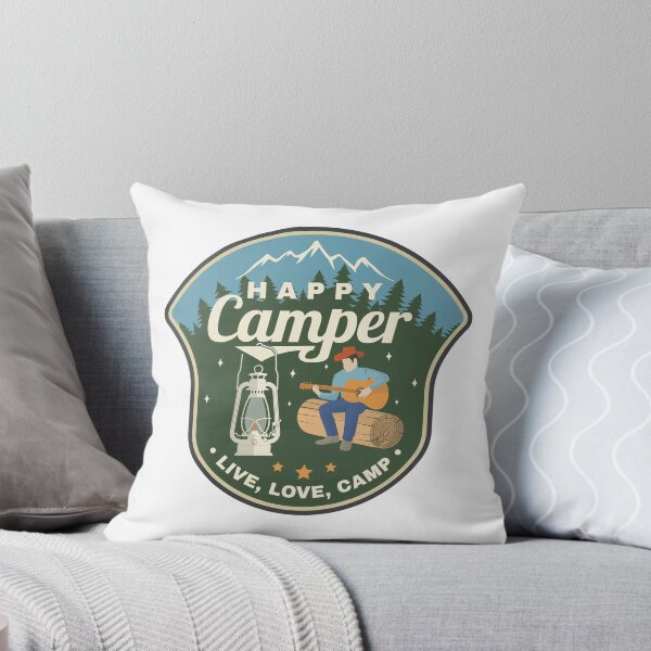 Item preview, Live, Love, Camp Sticker designed and sold by sivVector.