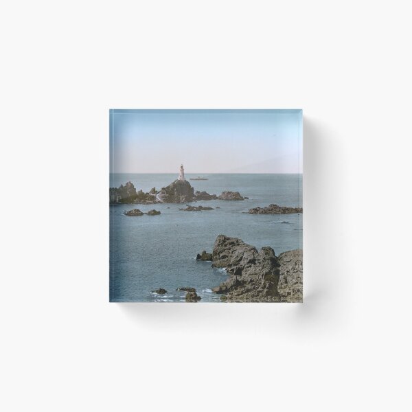 Item preview, View of Corbière Lighthouse designed and sold by 19th Century in Color.