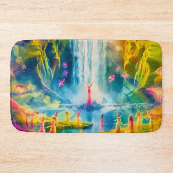 Item preview, Fairies at the Waterfall designed and sold by asanaworld.