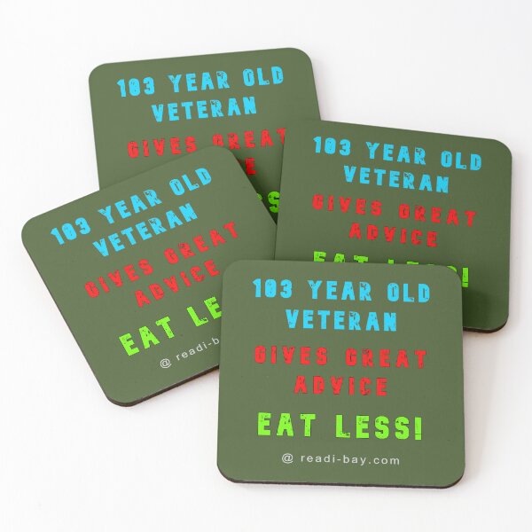 Item preview, 103 Year Old Veteran Gives Advice designed and sold by alien almanac.