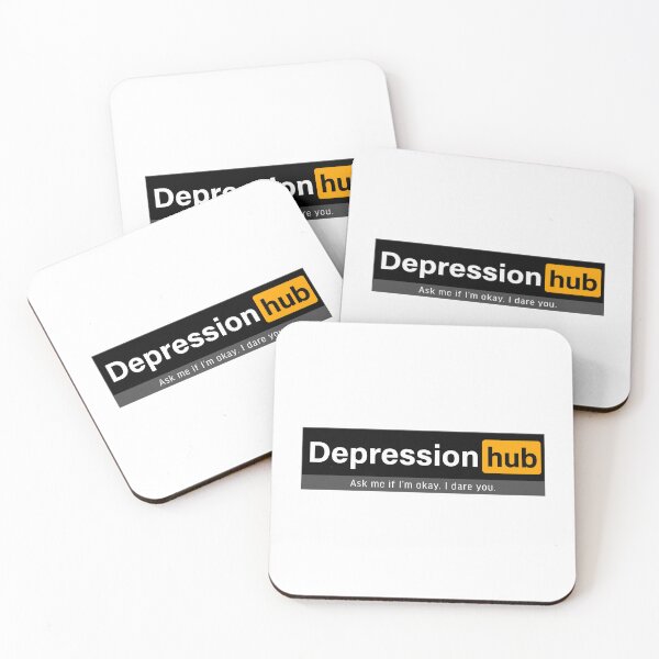 Item preview, Depression hub; Ask me if I am okay. I dare you. designed and sold by FoxWink Inc.