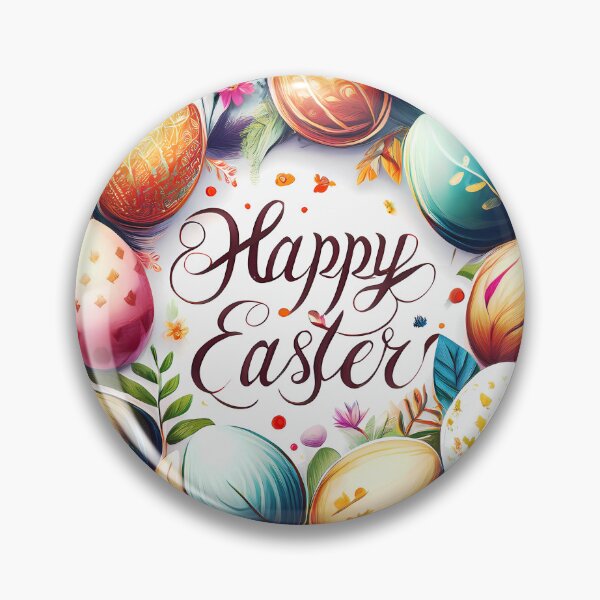 Item preview, Happy Easter Eggs, Happy Easter Day designed and sold by Clara Fruggeri.