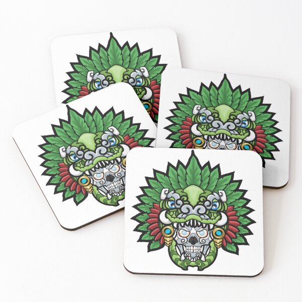Artikelvorschau, Quetzalcoatl-Kopfschmuck entworfen und verkauft von gavmanart.