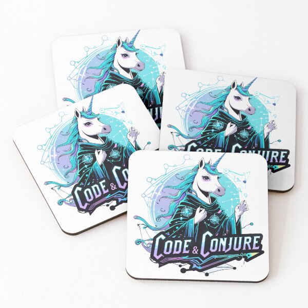 Item preview, Code & Conjure Unicorn: Digital Sorcery designed and sold by zoughlal.