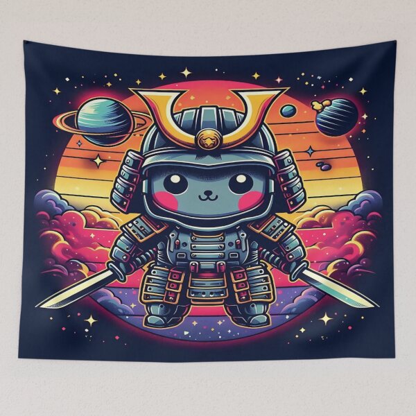 Item preview, Galactic Samurai Mecha Force - Model 5 designed and sold by NeonBot_Shop.