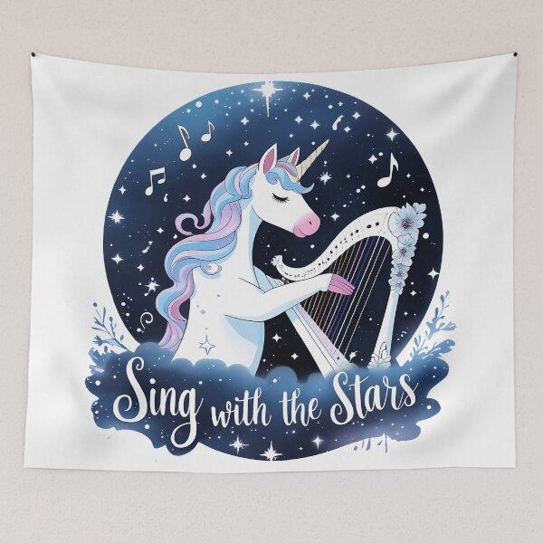 Item preview, Sing with the Stars Unicorn: Celestial Harmony designed and sold by zoughlal.