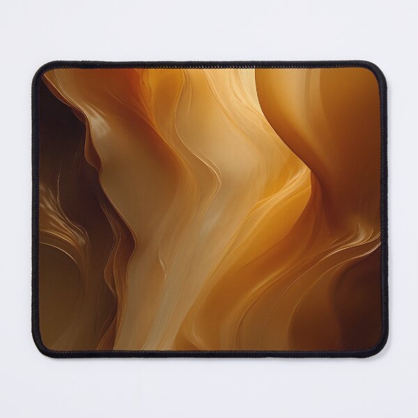 Item preview, Mocha Mousse abstract depiction of silky coffee and caramel waves designed and sold by Benitty.