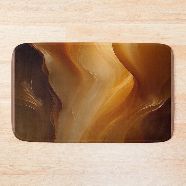 Item preview, Mocha Mousse abstract depiction of silky coffee and caramel waves designed and sold by Benitty.