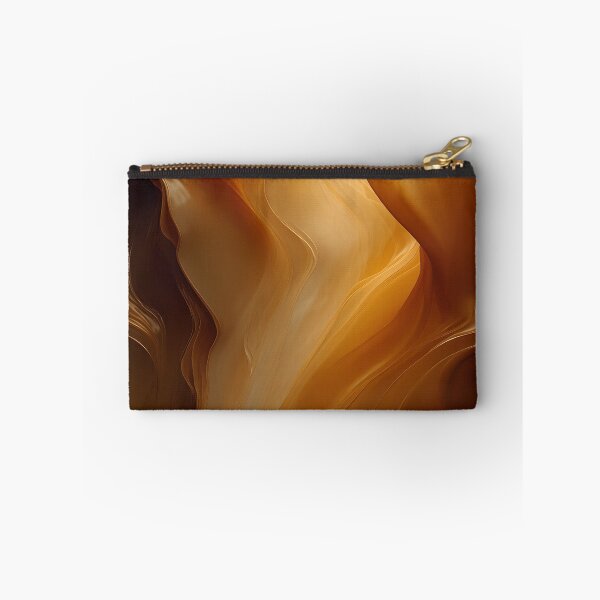 Item preview, Mocha Mousse abstract depiction of silky coffee and caramel waves designed and sold by Benitty.