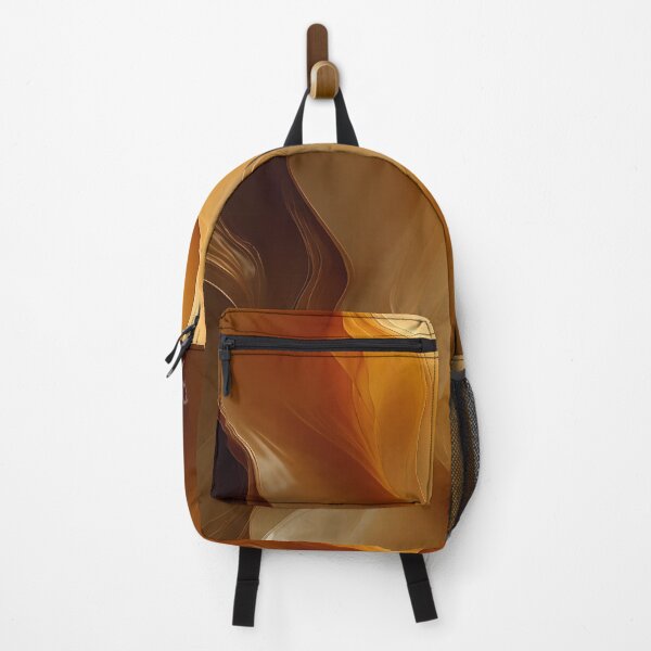 Item preview, Mocha Mousse abstract depiction of silky coffee and caramel waves designed and sold by Benitty.