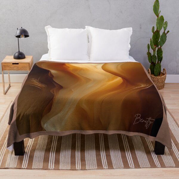 Item preview, Mocha Mousse abstract depiction of silky coffee and caramel waves designed and sold by Benitty.