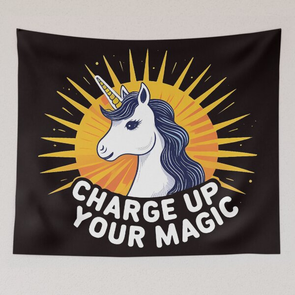 Item preview, Charge Up Your Magic Unicorn: Solar Energy designed and sold by zoughlal.