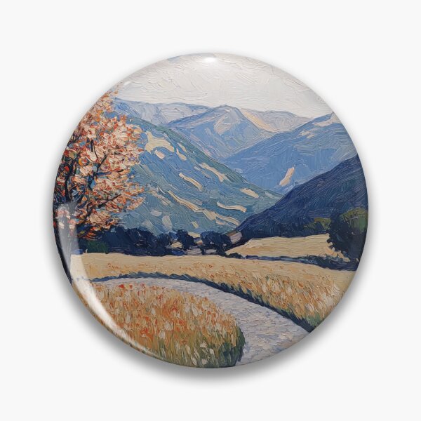 Item preview, Andorra landscape | Post-impressionist painting style designed and sold by ComicsFactory.