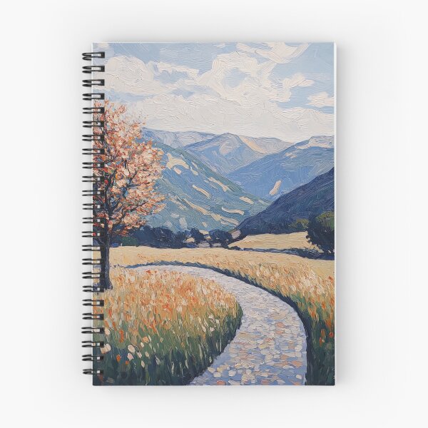 Item preview, Andorra landscape | Post-impressionist painting style designed and sold by ComicsFactory.