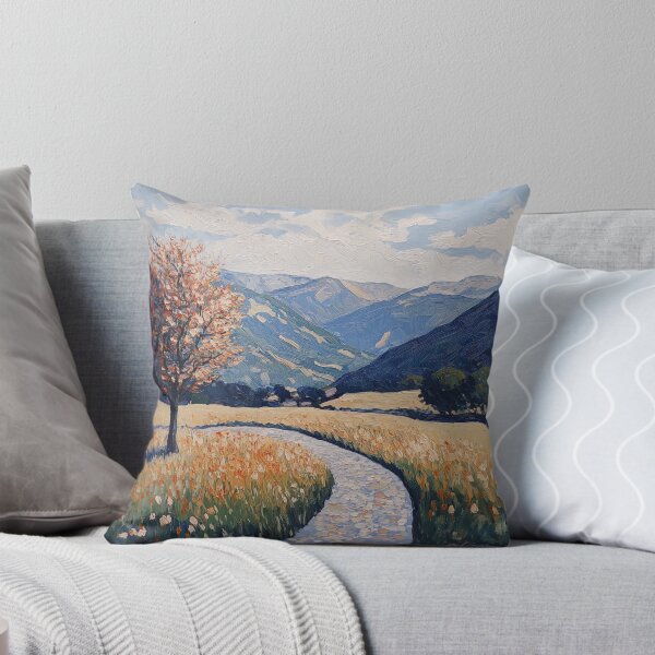 Item preview, Andorra landscape | Post-impressionist painting style designed and sold by ComicsFactory.