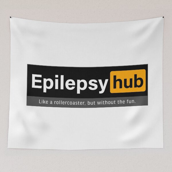 Item preview, Epilepsy hub; Like a rollercoaster, but without the fun. designed and sold by FoxWink Inc.