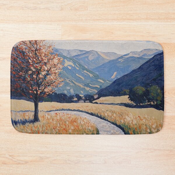Item preview, Andorra landscape | Post-impressionist painting style designed and sold by ComicsFactory.