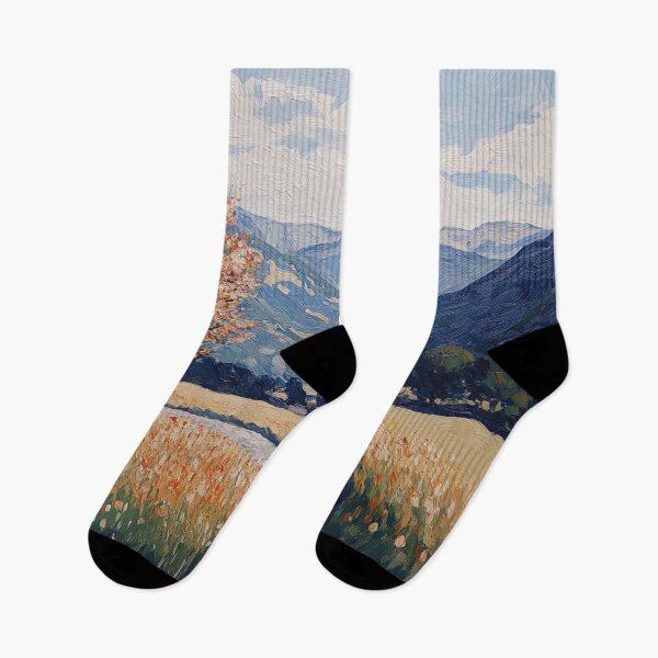 Item preview, Andorra landscape | Post-impressionist painting style designed and sold by ComicsFactory.