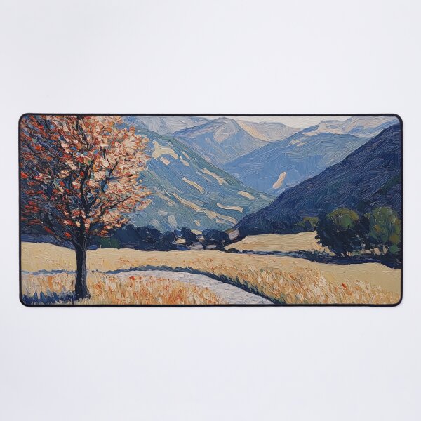 Item preview, Andorra landscape | Post-impressionist painting style designed and sold by ComicsFactory.