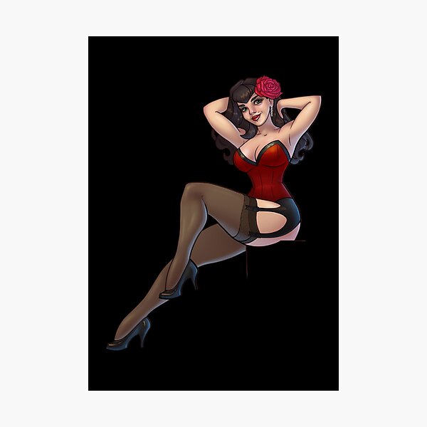 Vista previa del artículo con la obra «Mujer sexy», diseñado y vendido por HappyOops.