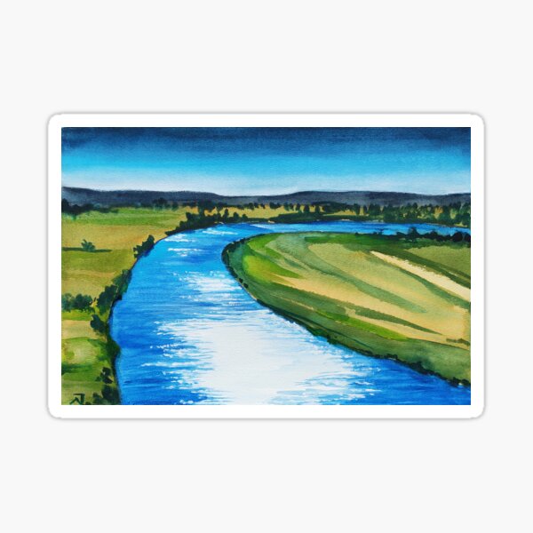 River lights Sticker